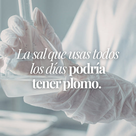 La sal que usas todos los días podría tener plomo