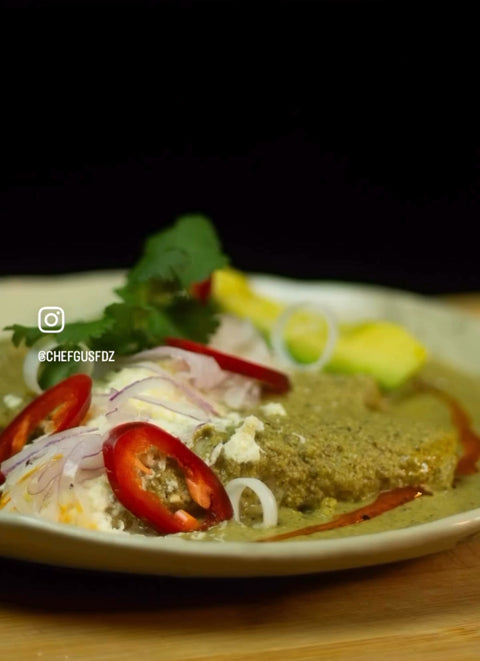 Enchiladas Verdes x Chef Gus