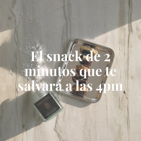 El snack de 2 minutos que te salvará a las 4pm
