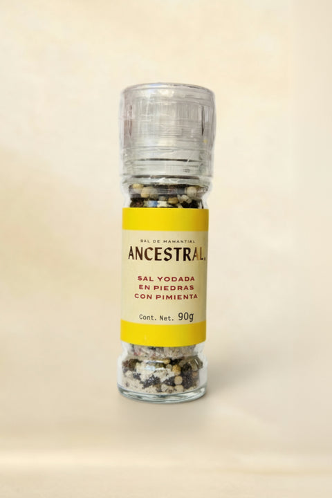Sal de Manantial en Piedras con Pimienta